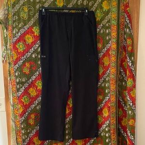 Koi Men's Black Scrub Cargo Pants